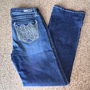 WRANGLER ROCK 47 Low Rise Bootcut Jeans Waist 29" (medium)